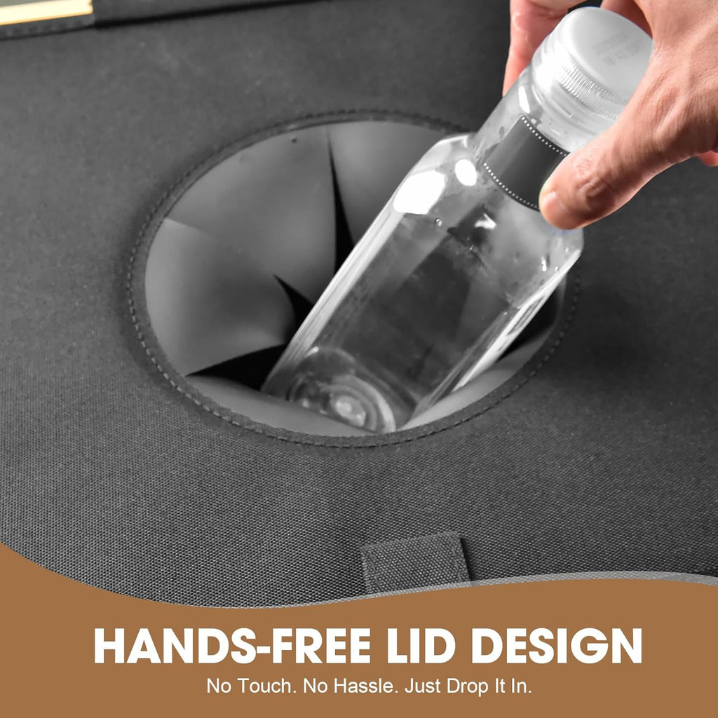 Recycling Bin for Kitchen 26 Gallon 100L, Indoor Recycle Bins with Lid, Hands-Free Access, Sorting