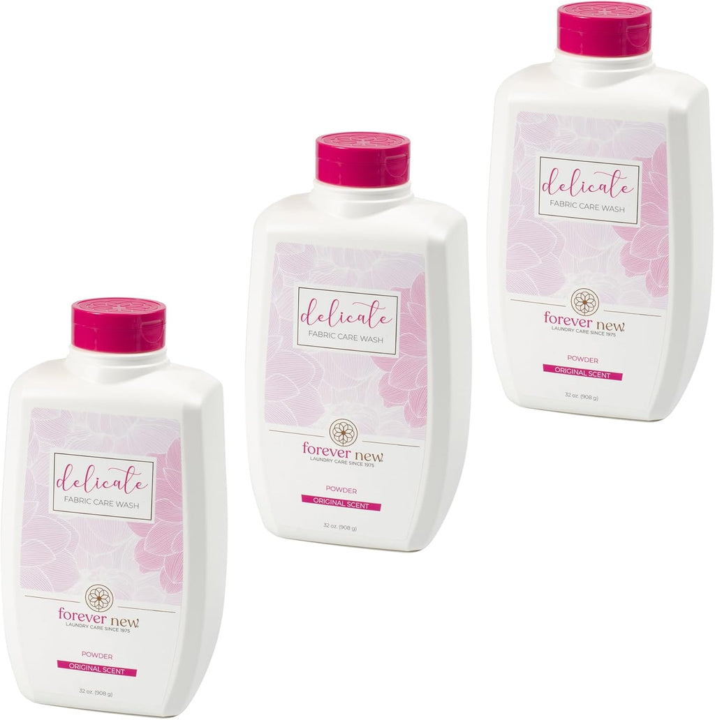 FOREVER NEW Granular Detergent Powder - Delicate Laundry Care Wash - Original Scented, 96 oz. (32