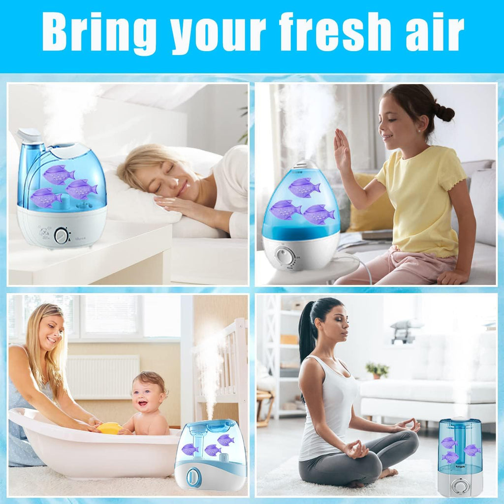 16PCS Universal Humidifier Tank Cleaner,Humidifier Cleaning Fish for Humidifiers & Fish