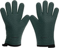 KITCHEN PERFECTION XL Silicone Smoker Oven Gloves-Extreme Heat Resistant BBQ Gloves-Handle Hot Food
