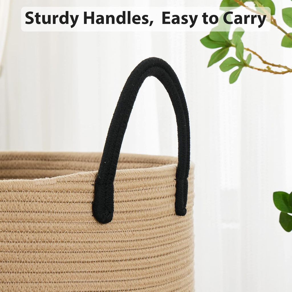 Fiona's magic 100L Extra Large Laundry Hamper Basket, 26.4Gal Tall Woven Laundry Basket Storage