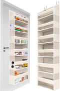 HOMELUX THEORY 1 PC Heavy Duty Over the Door Organizer 55x14x6.7, 6 Large Front & 12 Side Pockets