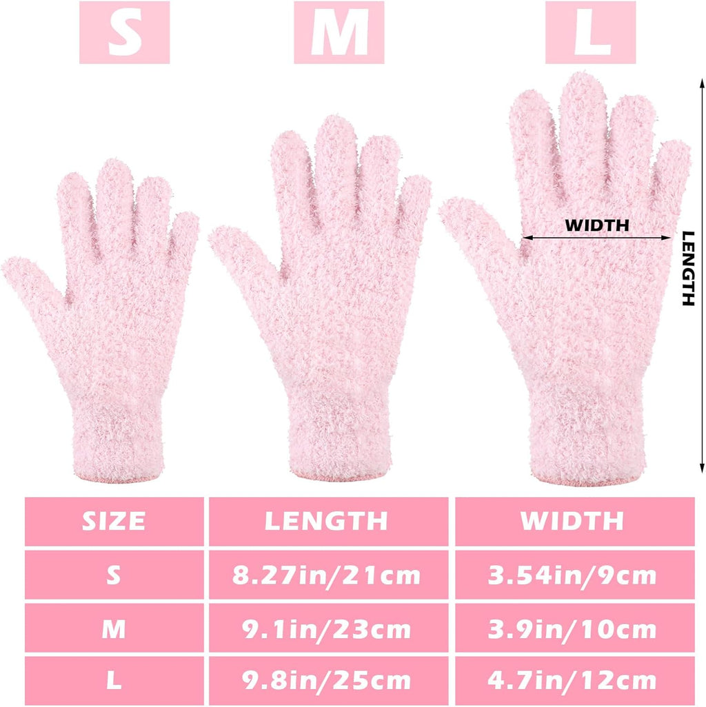 Patelai 3 Pairs Microfiber Plant Dusting Gloves Leaf Cleaning Gloves for Indoor Plants, Blinds