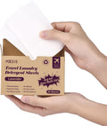 Poesie Travel Laundry Detergent Strips 40 Sheets Liquidless Laundry Soap Sheet for Travel Dorm Home
