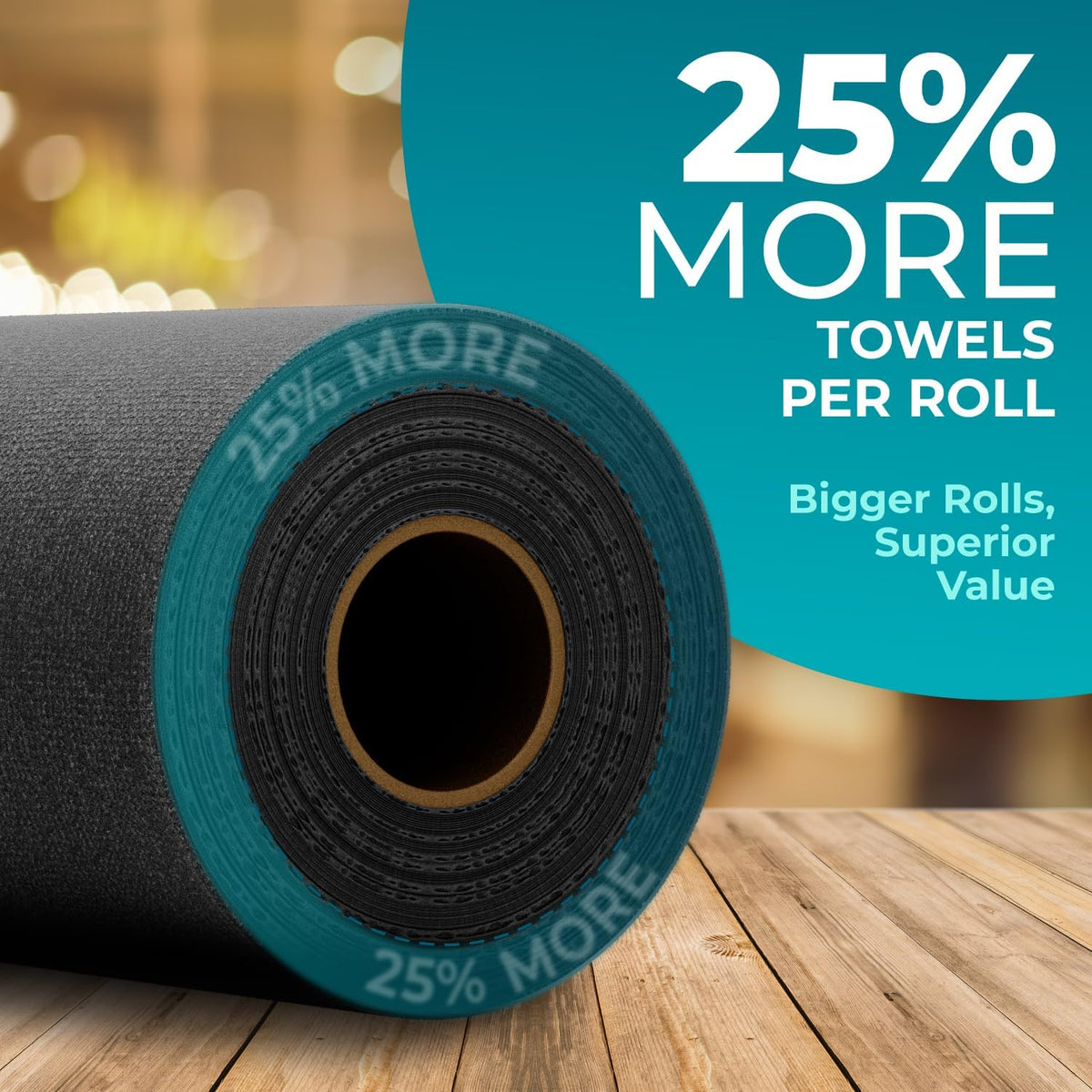 100 Pack Microfiber Cleaning Cloth Roll - Tear Away Reusable Paper Towels Washable, 11.8" Ultra