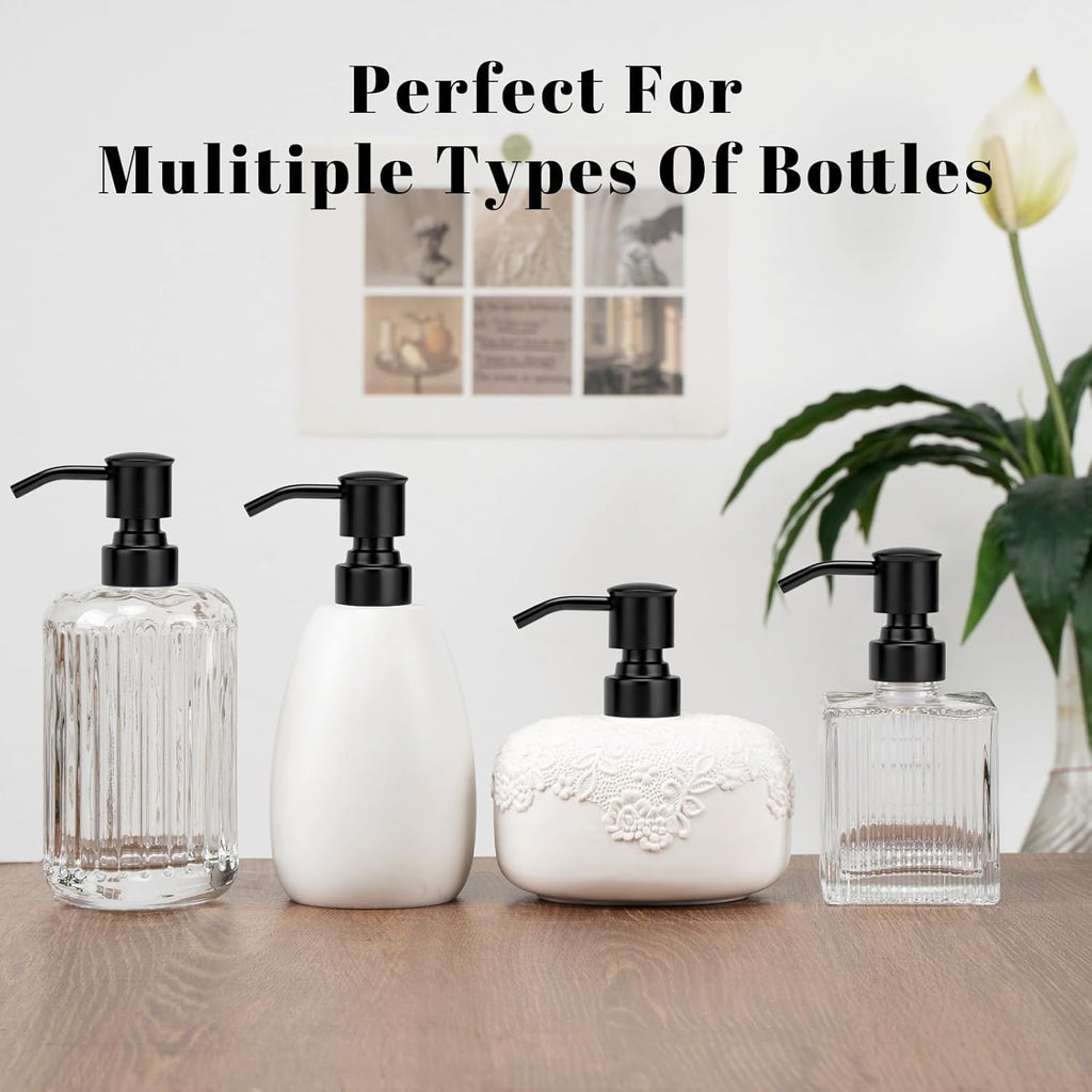 Soap Dispenser Pump Replacement 304 Stainless Steel for Regular Mouth Bottle for Standard 28/400