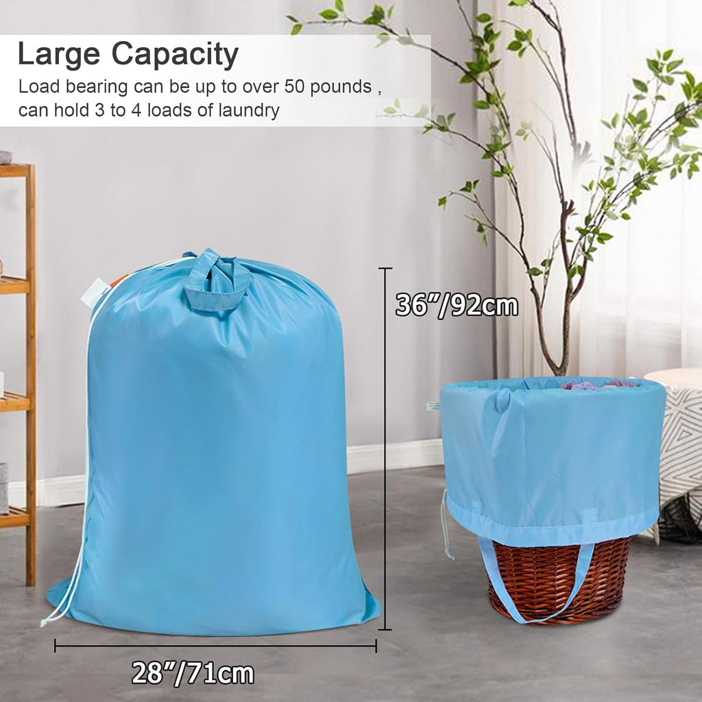 Polecasa Heavy Duty Large Laundry Bag with 130gsm Tear Resistant Fabric and Handles, Easy to Carry