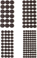 Felt Furniture Pads for Hardwood Floors 164 Piece, Furnigear Anti Scratches Felt Pads for Round