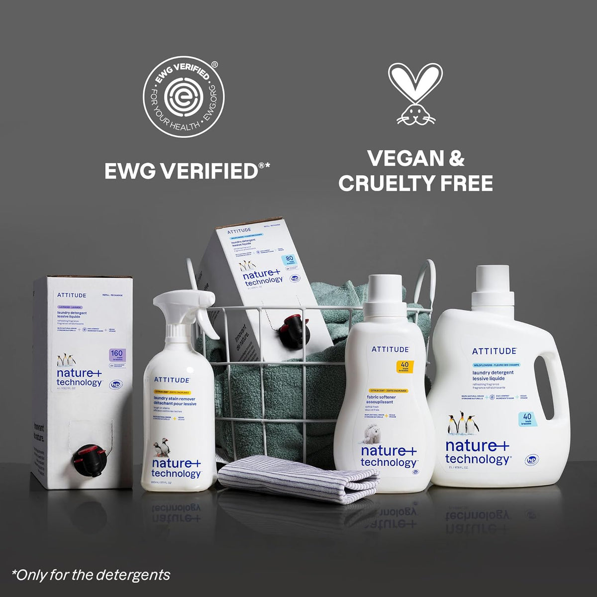 ATTITUDE Liquid Fabric Softener, Plant-Based & Vegan, HE Compatible, Naturally Derived, Wildflowers