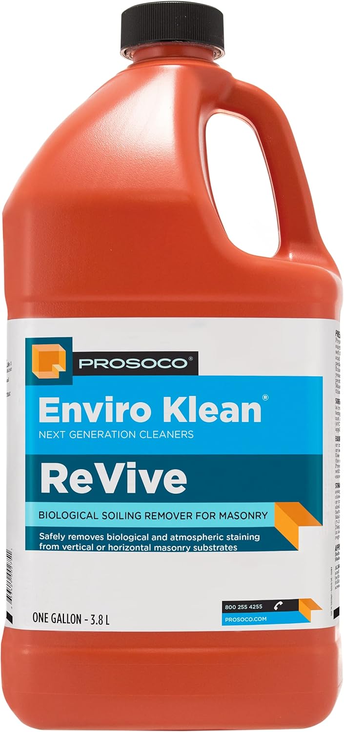 Prosoco ReVive - Headstone, Gravestone and Monument Cleaner - Trusted by Professionals - (1-Gallon)