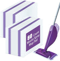 80 Pack Disposable Mop Pad Refills for Swiffer Wet Jet Spray Mop，Dry&Wet Mopping Pad Compatible