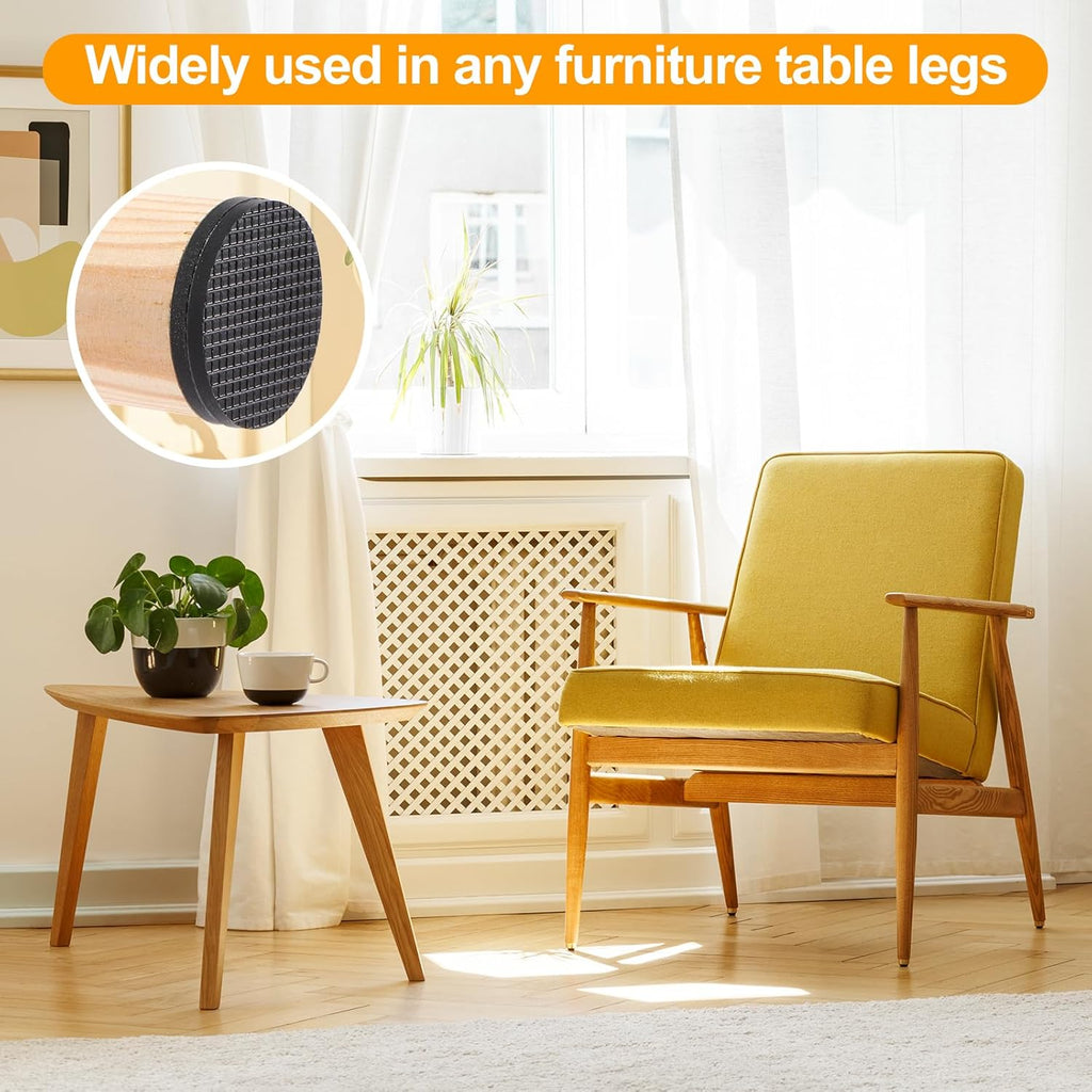 CHUNZEXI Non Slip Furniture Pads - 48 Premium Furniture Grippers Self Adhesive Rubber Furniture