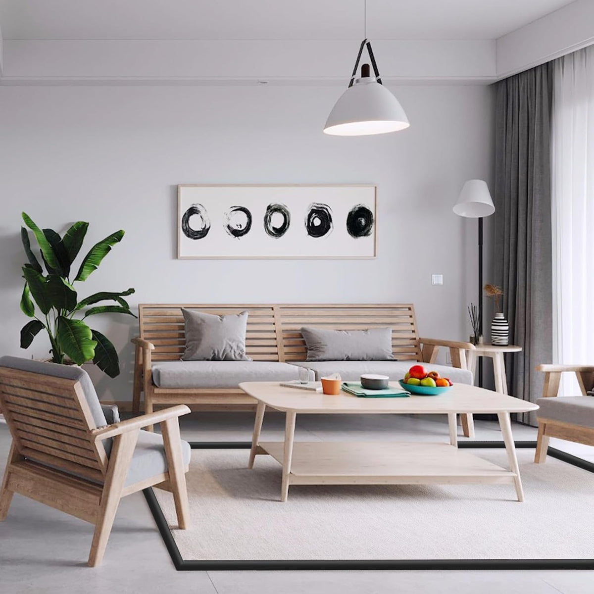 Self Adhesive Carpet Transition Strip with Edge Trim, Designed for Seamless Transitions from Carpet