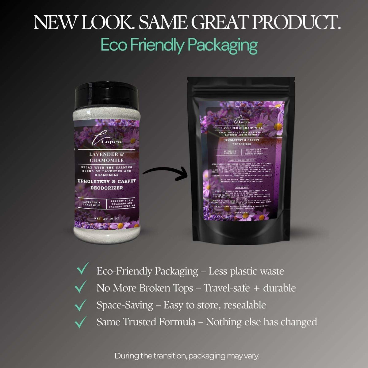 Lavender Chamomile Carpet Freshener Powder: Powerful Odor Eliminator for Home, Upholstery