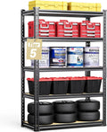 TigerParty 2050LBS Heavy Duty Garage Shelving, 5-Tier Adjustable Storage Shelves, Metal Shelving