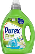 Purex Liquid Laundry Detergent, Ultra Concentrated, Natural Elements Linen & Lilies, 82.5 Ounce