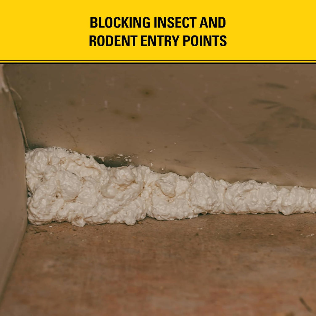 Stanley F993 Expanding Foam Sealant Spray – (1x12oz) Gaps & Cracks Filler, PestBlocker for
