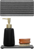 2PCS Diatomite Quick Stone Drying Tray Mat For Bathroom & Kitchen Counter, Instant Dry Water