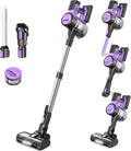 DEVOAC S10 Cordless Vacuum Cleaner, 45Kpa 50mins Lightweight Stick Vacuum with Powerful Suction for