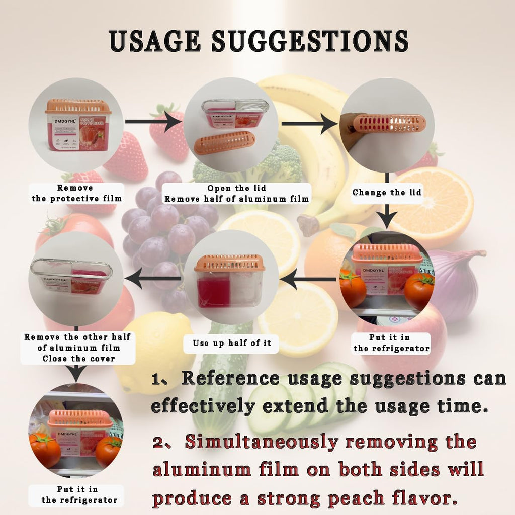 Fridge Deodorizer, Refrigerator Deodorizer More Effective Than Baking Soda, Natural Gel