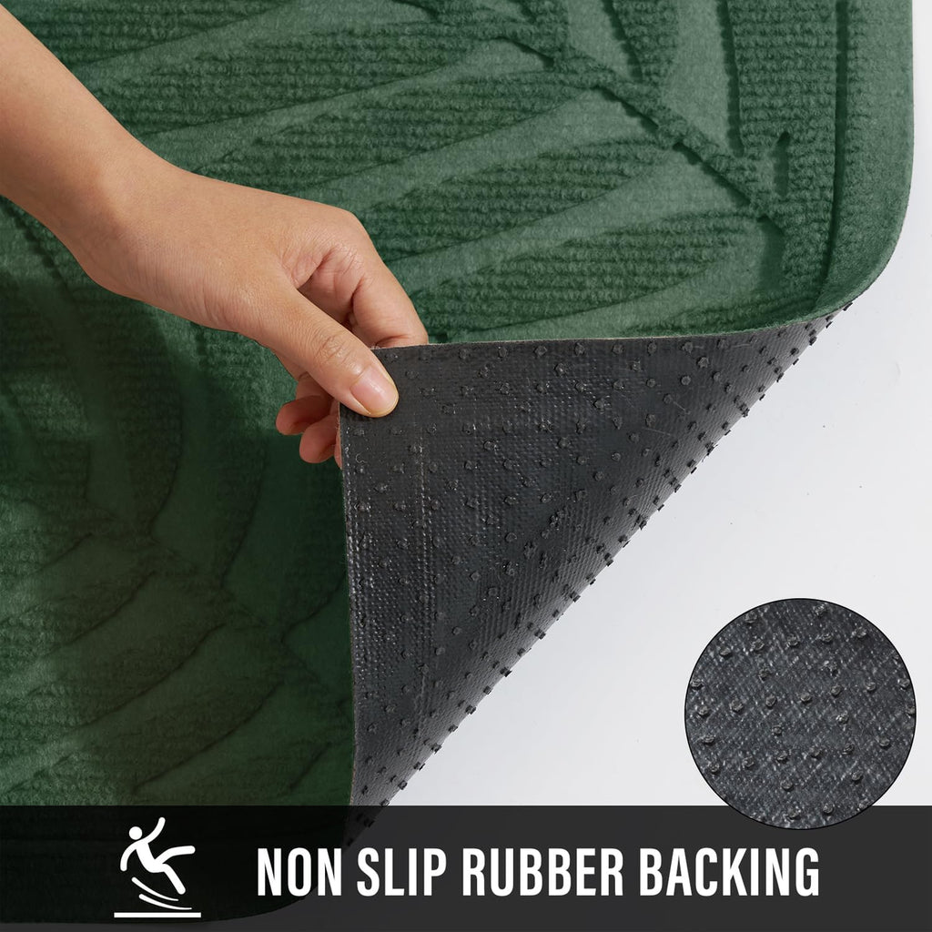 Front Door Mat, Absorbent Resist Dirt Welcome Door Mat Indoor Outdoor, Waterproof Doormat, Sturdy