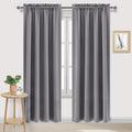 DWCN Blackout Curtains Room Darkening Thermal Insulated Bedroom Curtains Window Curtain Panels, 52
