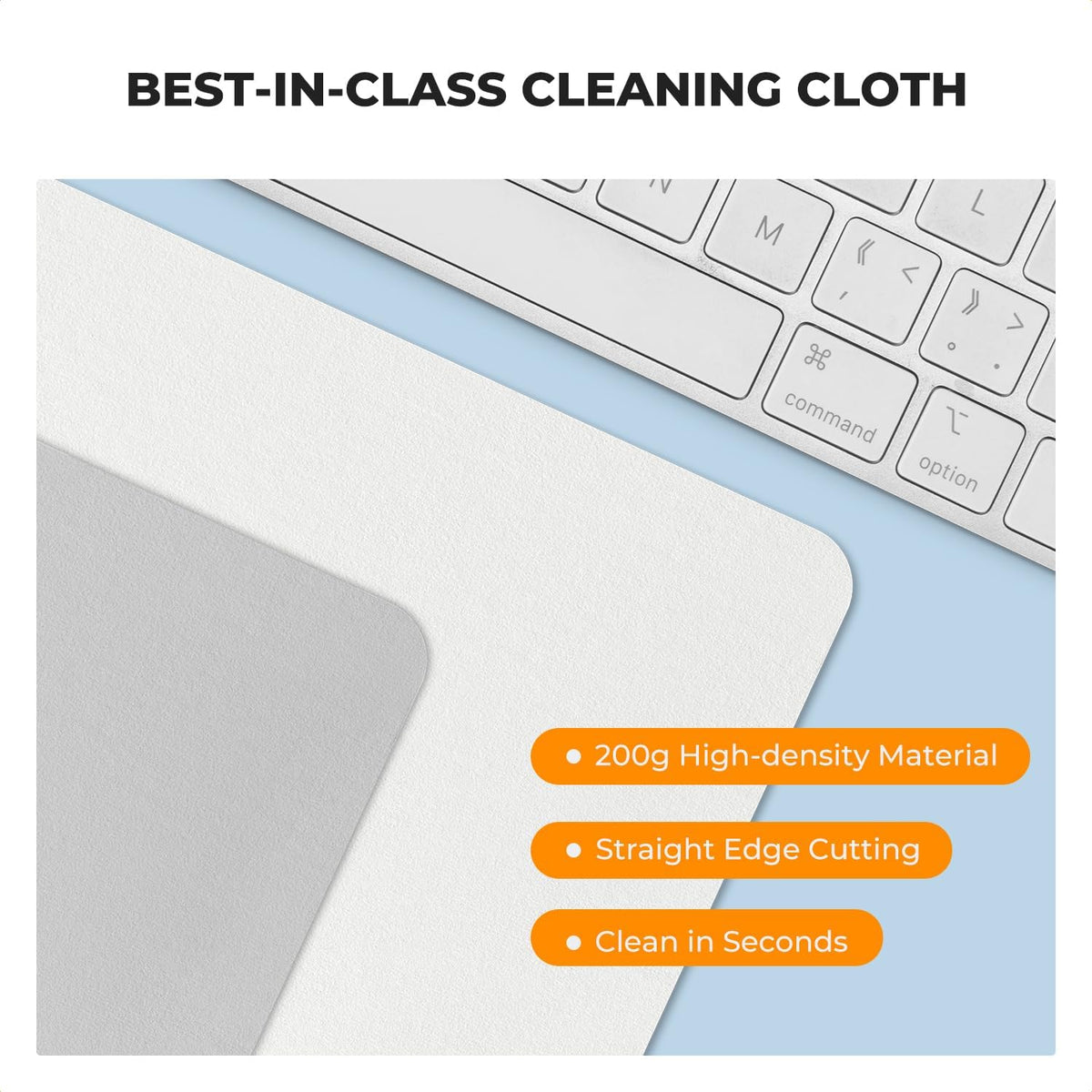 K&F Concept 20 Pack Lens Cleaning Cloth | Microfiber Cleaning Cloth | Camera Lens Cleaner | Camera