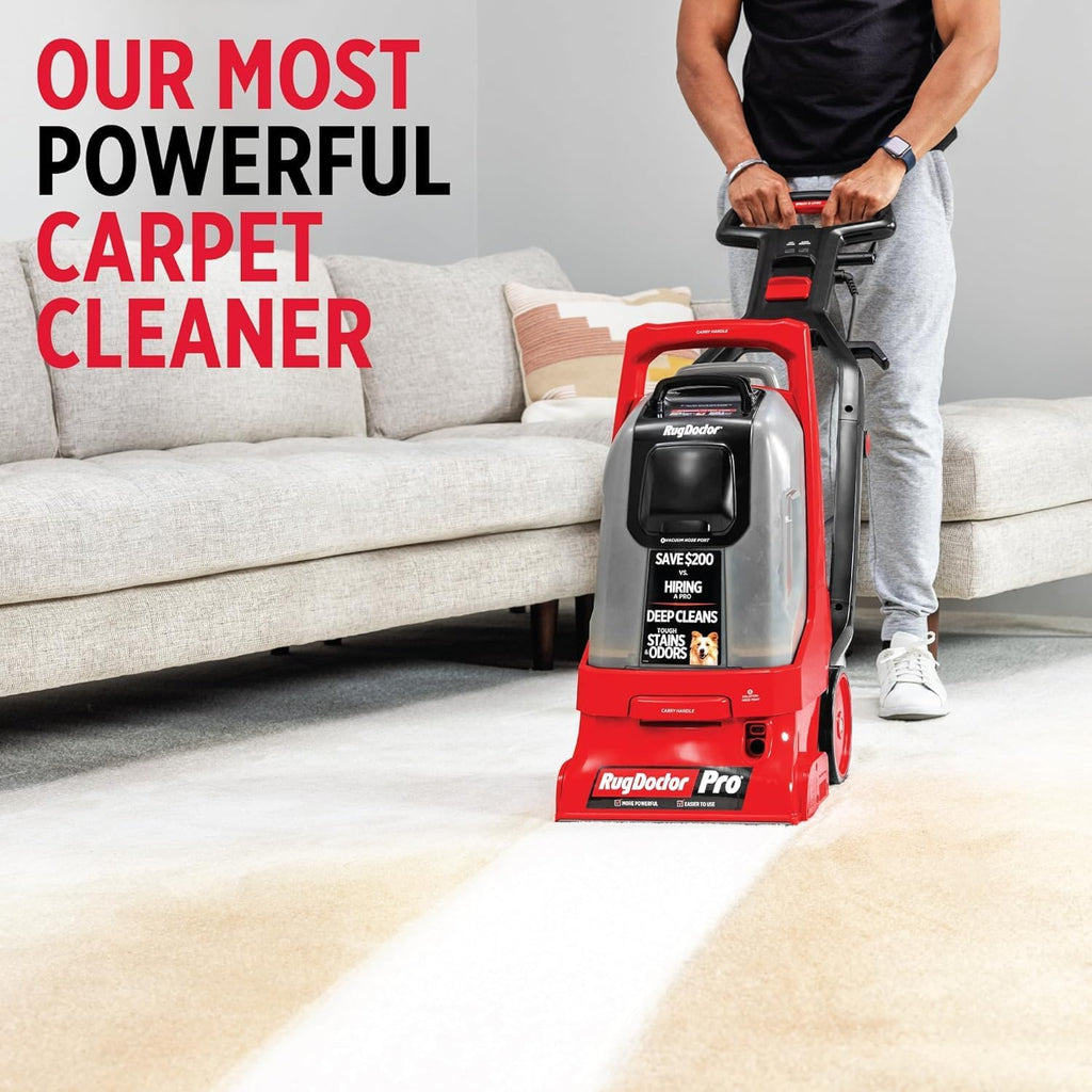 Rug Doctor Pro Deep Commercial Carpet Cleaning Machine, Oxy Bundle, Includes 48 oz. Oxy Cleaning