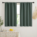 RYB HOME Dorm Curtains Room Darkening, 45 inch Length Privacy Window Treatment Thermal Insulated