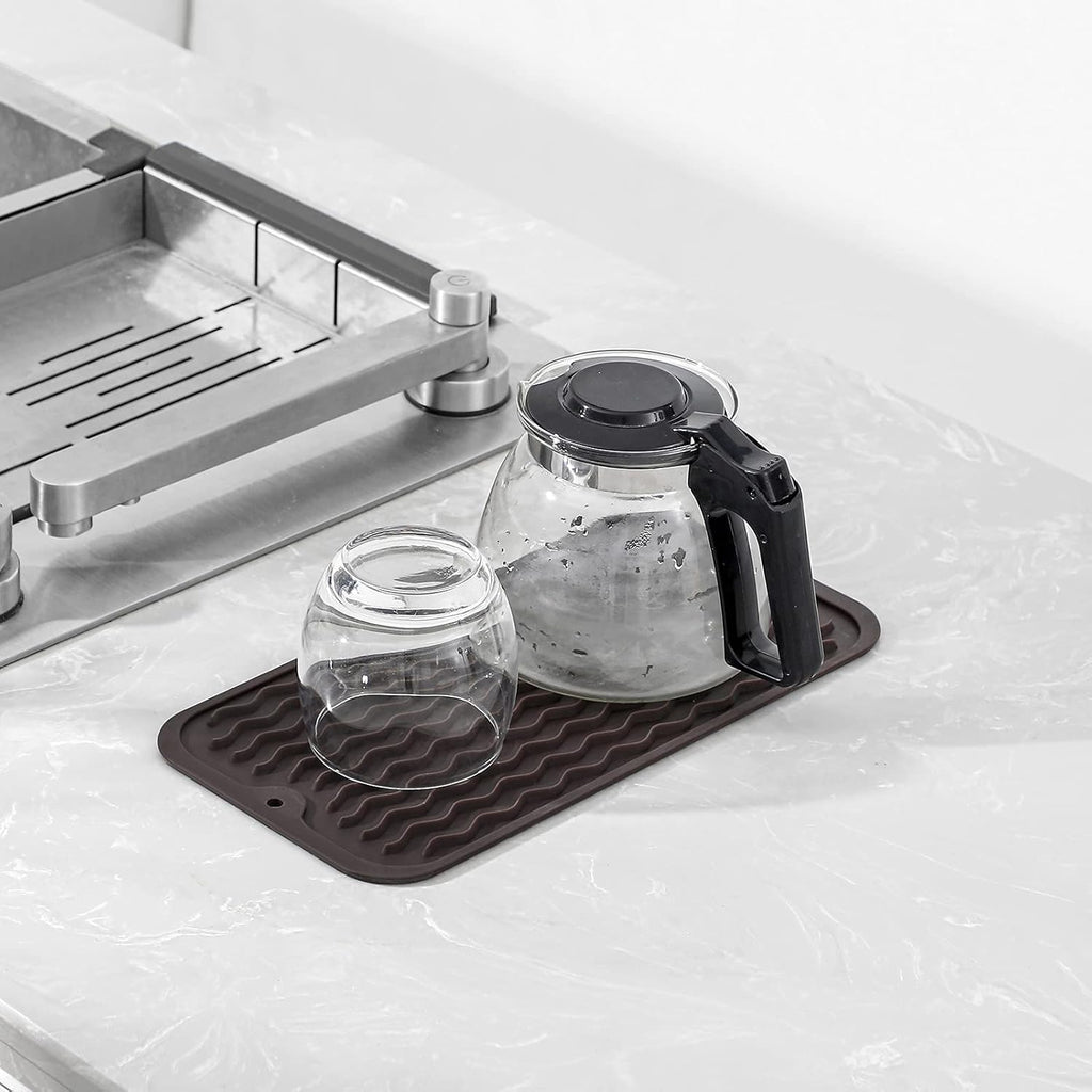 Silicone Dish Drying Mat for Multiple Usage,Easy clean,Eco-friendly,Heat-resistant Silicone Mat for