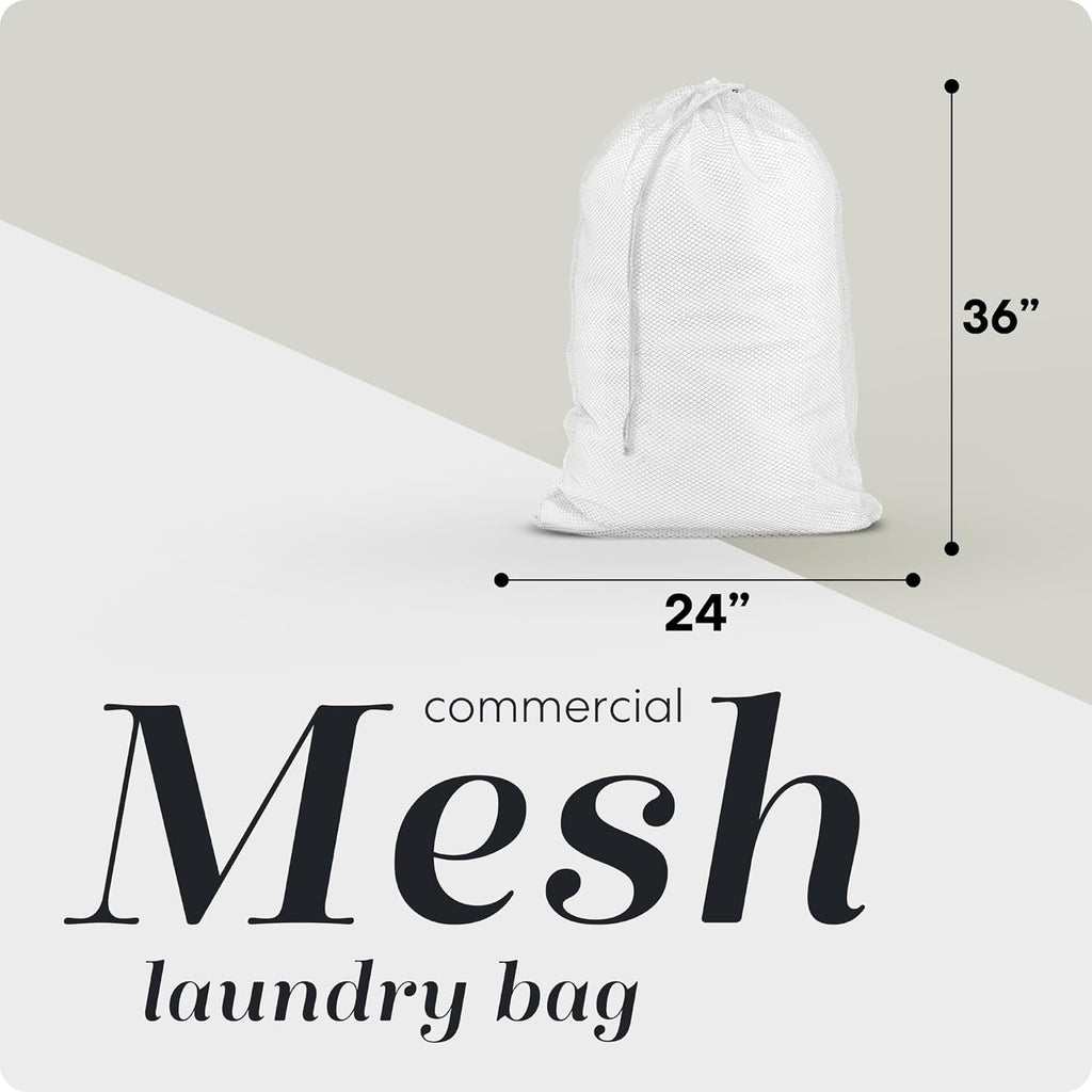 Handy Laundry Mesh XL Laundry Bag - Durable, Machine Washable with Secure Drawstring Closure