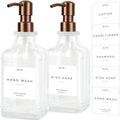 Emerson Essentials Soap Dispenser, Dish Soap Dispenser, Soap Bottle Bathroom Set, Farmhouse
