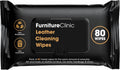 Furniture Clinic Leather Cleaning Wipes | 80 Count | Clean & Restore Leather & Vinyl Furniture