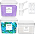 Lifewit 2+1 Laundry Pods Container & Dryer Sheet Holder, Large Powder Detergent Dispenser Storage