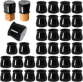 32 Pcs Chair Leg Protectors for Hardwood Floors, Silicone Felt Furniture Leg Cover Pad for