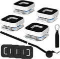 New Upgraded Furniture Sliders for Hard Floors & Carpets, 2-in-1 Furniture Movers with Wheels