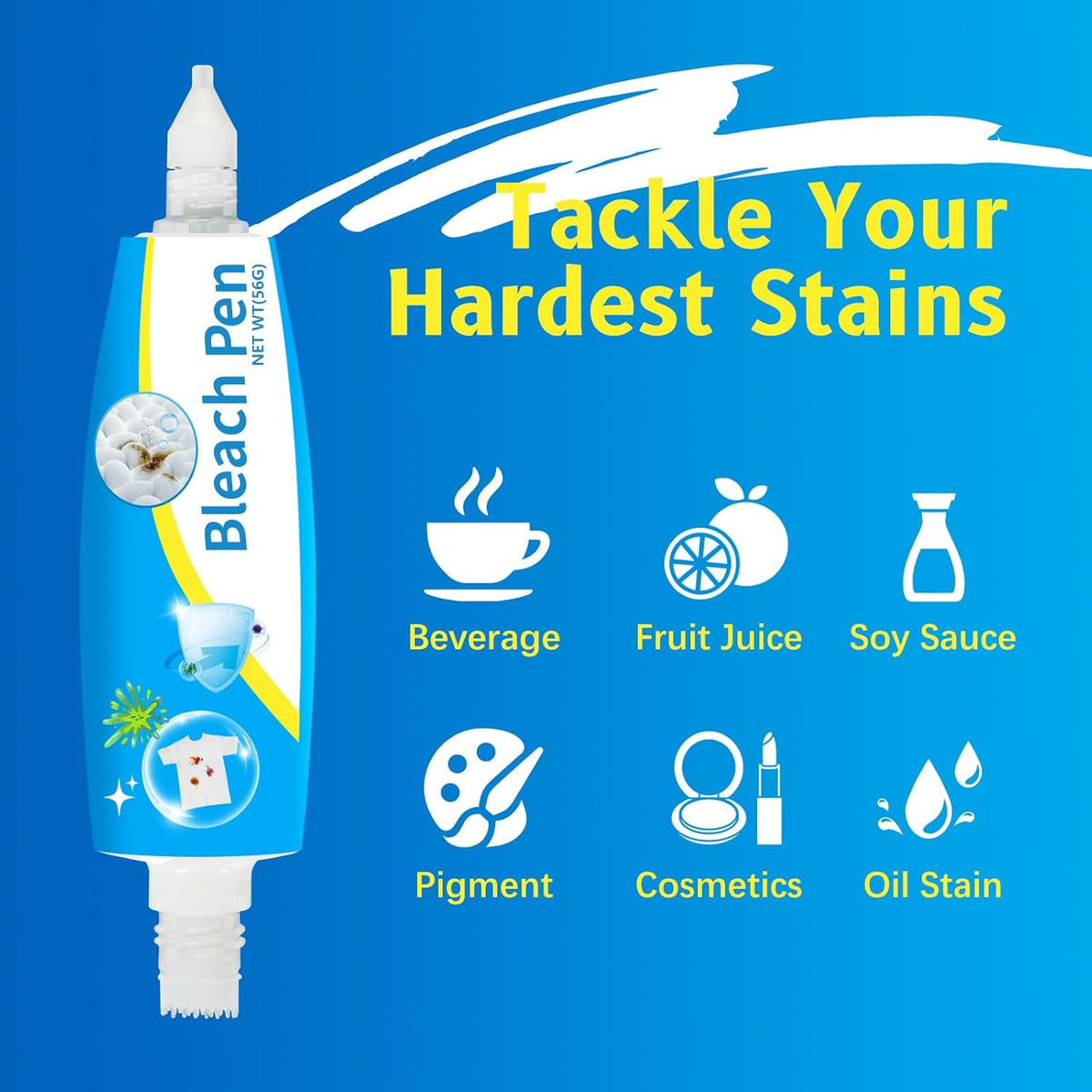 Bleach Pen，Bleach gel for Clothing, Portable bleach pen，More effective stain