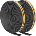 Weather Stripping Seal Strip Tape, Doors Windows Frame Self Adhesive D Type Foam Sealing Tape