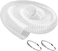 PVC Dust Collection Hose 6" x 5'- Heavy PVC Fume Collection Hose for Workshop, Woodworking, Dust