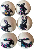 Ezhippie Quality Wool Dryer Balls - 6 XL Rabbit Pack - 1000+ Loads - Pure Organic Wool - Reusable