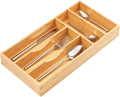 Umilife Bamboo Kitchen Drawer Organizer, 8 Inch