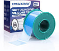 FRESINIDER Silicone Medical Tape – 1" x 5 Yard Blue 1 Roll, Pre-Cut, Waterproof & Repositionable