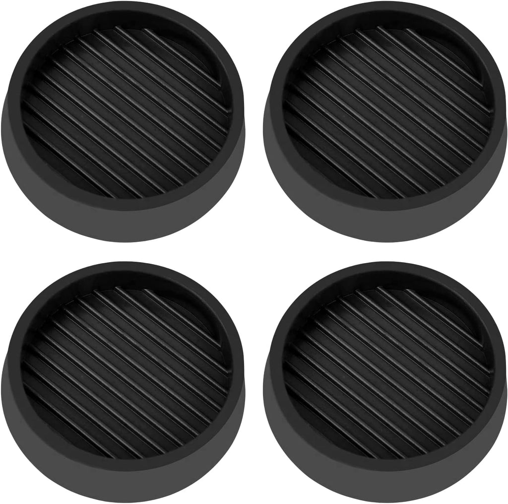 2X2 Round Rubber Caster Cups, Non Slip Furniture Pads, Anti-Slip Gripper, Anti Skid Furniture Feet