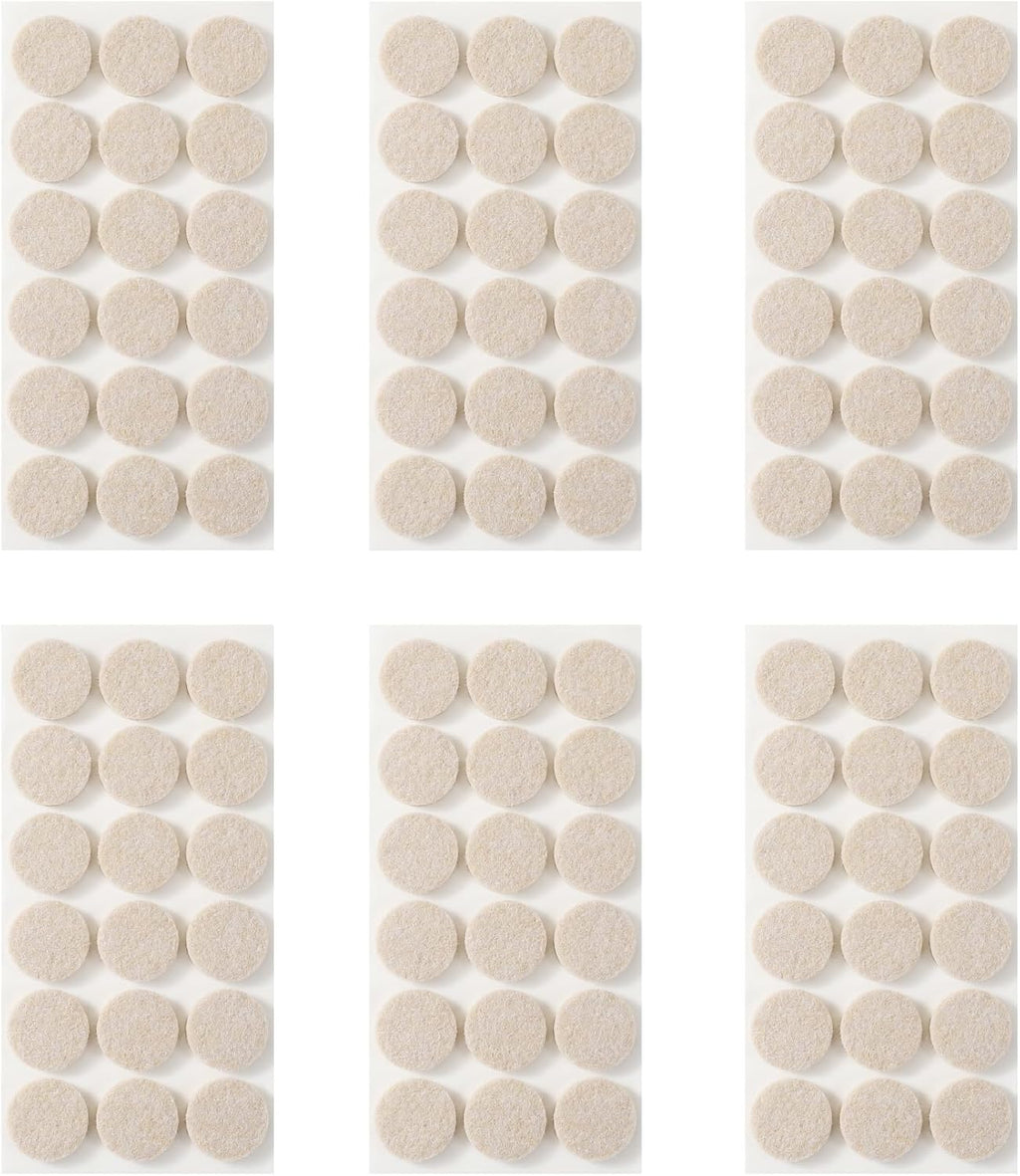Furnigear Felt Furniture Pads for Hardwood Floors - Self Adhesive Chair Felt Pads, Floor Protector