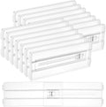 Vtopmart 14 Pack Drawer Dividers for Clothes, 4" High 10.2"-16.6" Adjustable Expandable Dresser