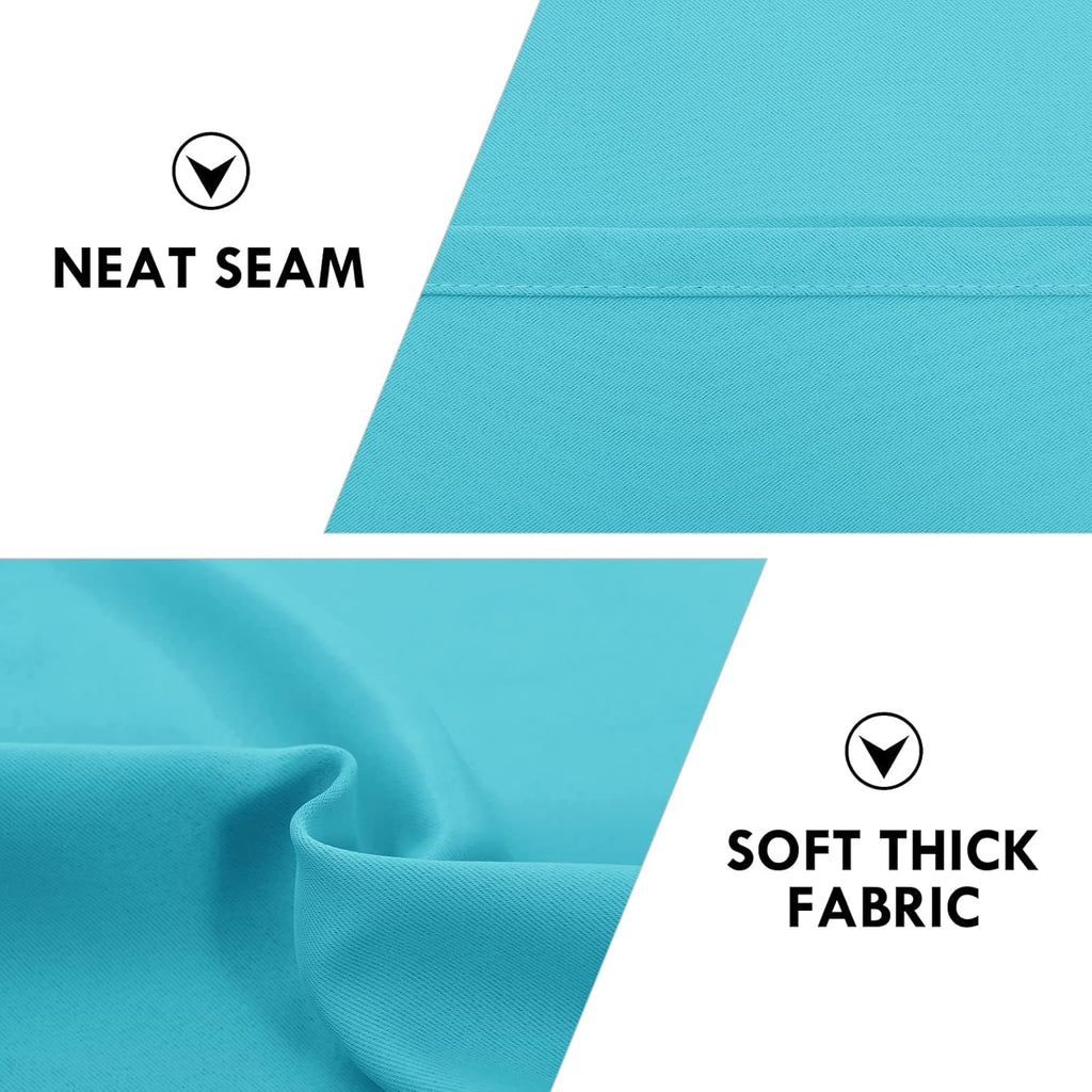 DWCN Blackout Curtains for Bedroom - Thermal Insulated Privacy Energy Saving Rod Pocket Drapes for