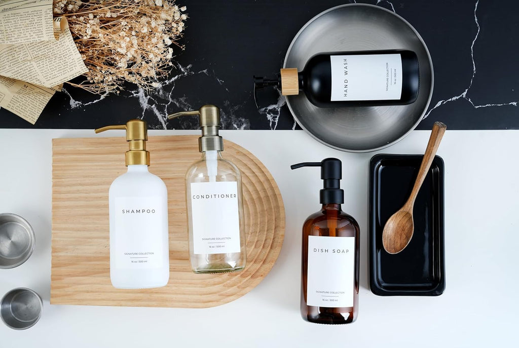 Emerson Essentials Soap Dispenser, Dish Soap Dispenser, Soap Dispenser Bathroom Set, Hand Soap