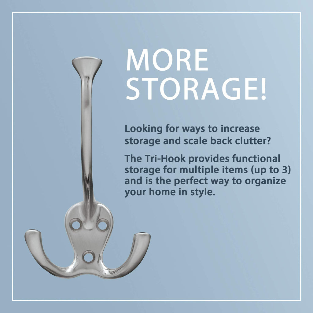 Liberty Hardware 129848 Wall Mounted Coat Rack with 5 Decorative Hooks, 27-Inch, Satin Nickel and
