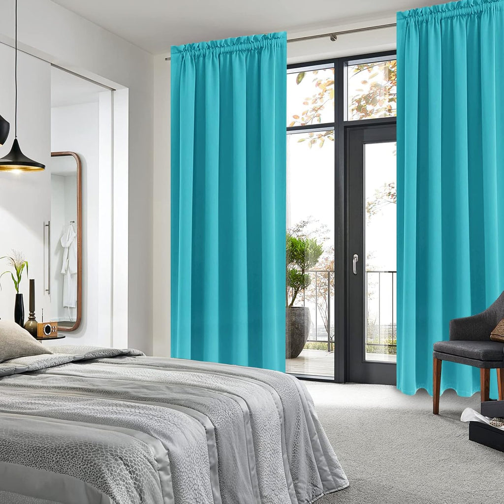 DWCN Insulated Blackout Curtains for Bedroom, Energy Saving Privacy Room Darkening Curtains for