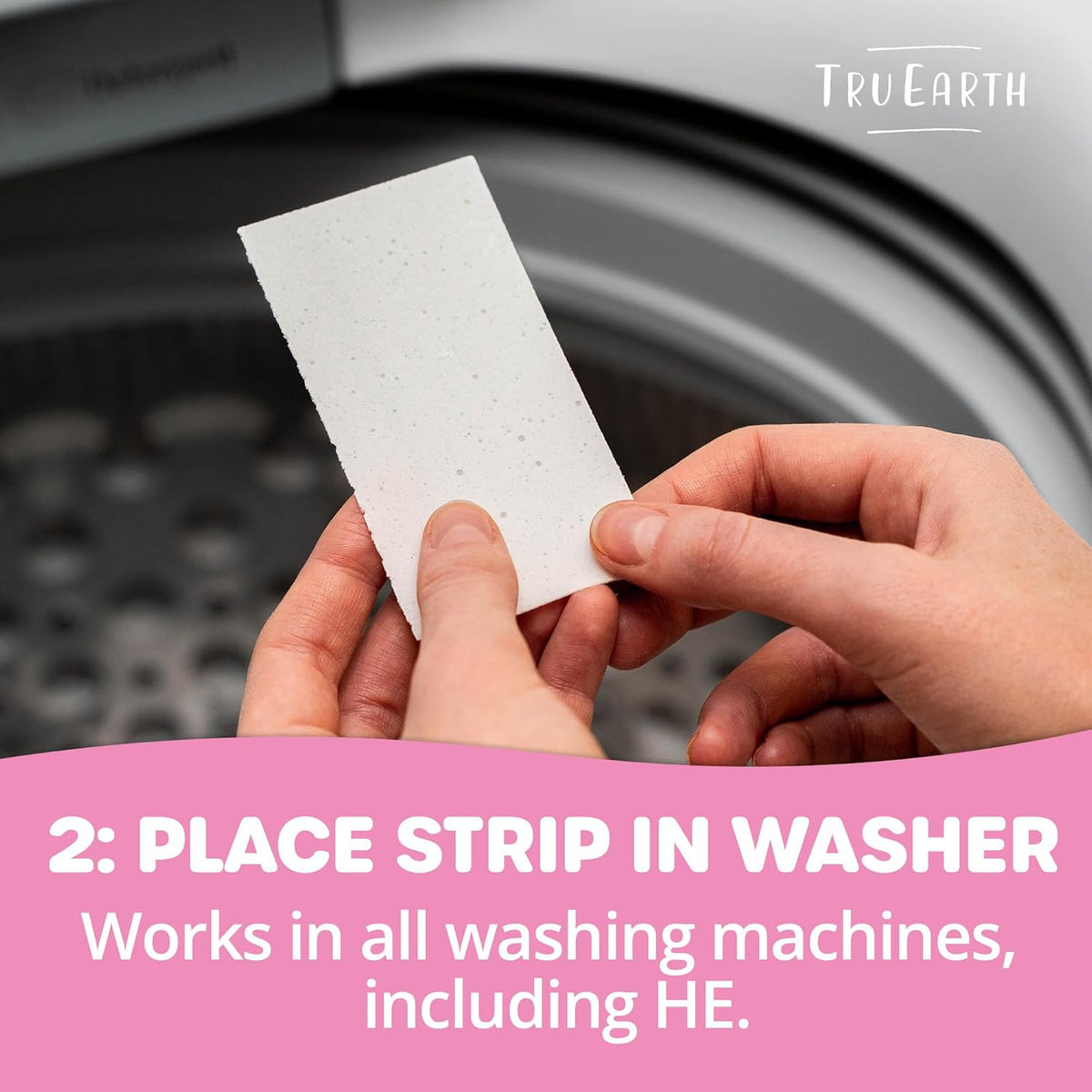 Tru Earth Hypoallergenic Baby Laundry Detergent Sheets/Strips for Sensitive Skin, 384 Count, Up to